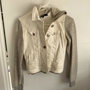 Jean white jacket